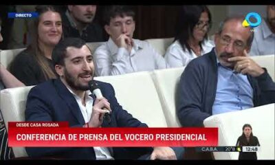 Adorni anunció cambios en las licitaciones de obra pública y adelantó la agenda de Milei en EEUU