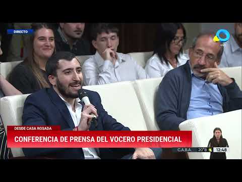 Adorni anunció cambios en las licitaciones de obra pública y adelantó la agenda de Milei en EEUU Adorni anunció cambios en las licitaciones de obra pública y adelantó la agenda de Milei en EEUU