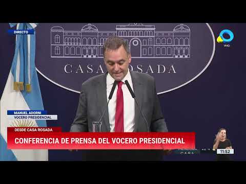 Adorni destacó que la inflación de enero “es la más baja desde julio de 2020”
