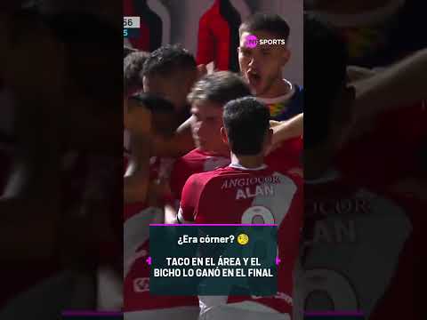 Â¿Era cÃ³rner? ð§ Taco en el Ã¡rea y gol de Argentinos para ganarle el ClÃ¡sico a Platense en el final ð¥