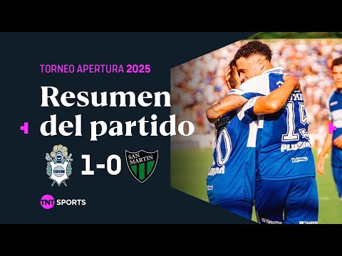 Â¡GIMNASIA VENCIÃ a SAN MARTÃN con UNO MENOS! | #Gimnasia 1-0 #SanMartinSJ | Resumen
