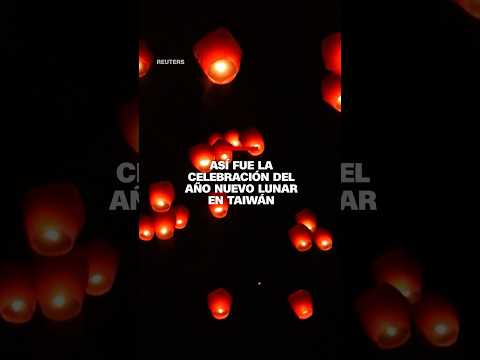 Así fue la celebración del Año Nuevo Lunar en Taiwán