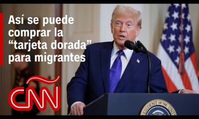 Así se puede comprar la “tarjeta dorada” que propone Trump para obtener la ciudadanía