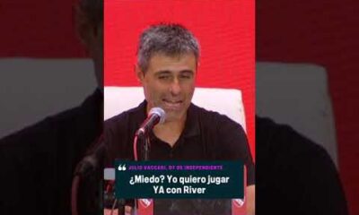 AtenciÃ³n a la respuesta de Vaccari cuando le consultaron por el partido entre Independiente y River