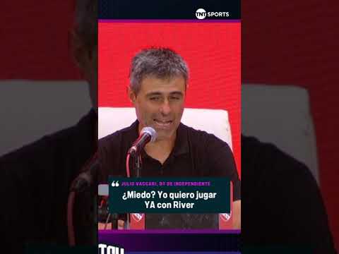 Atención a la respuesta de Vaccari cuando le consultaron por el partido entre Independiente y River Atención a la respuesta de Vaccari cuando le consultaron por el partido entre Independiente y River