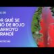 Avellaneda: el arroyo Sarandí presentó un alarmante color rojo y hay preocupación entre los vecinos Avellaneda: el arroyo Sarandí presentó un alarmante color rojo y hay preocupación entre los vecinos