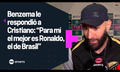 Benzema le respondiÃ³ a Cristiano Ronaldo y se metiÃ³ en el debate por el mejor jugador de la historia