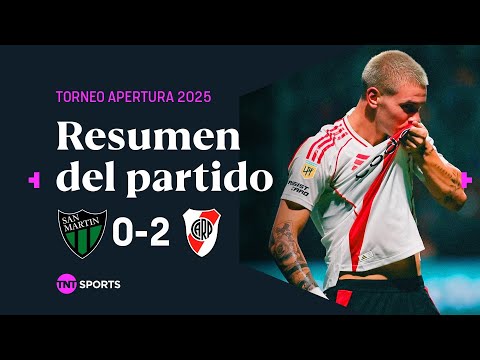 BORJA Y MASTANTUONO le dieron el TRIUNFO a RIVER âªð´âª | #SanMartÃ­nSanJuan 0-2 #River | Resumen