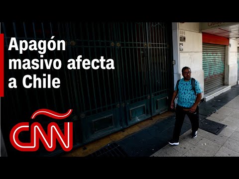 Chile declara estado de excepción por el apagón masivo que afecta al país