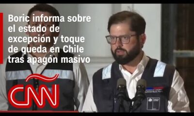 Chile decreta estado de excepción y toque de queda por apagón masivo: presidente Boric habla al país