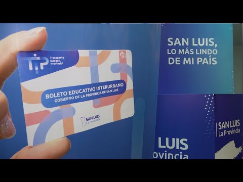 Claudio Poggi encabezó la presentación del programa ‘Boleto Educativo Interurbano’