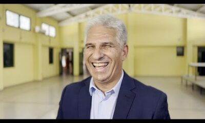 Claudio Poggi habla con la prensa sobre el inicio de clases