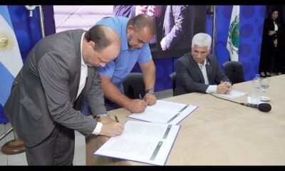 Claudio Poggi habla en el Municipio de Villa Mercedes