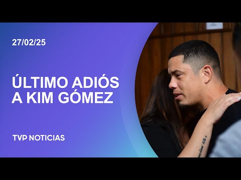 Crimen de Kim Gómez: último adiós y pedido de justicia
