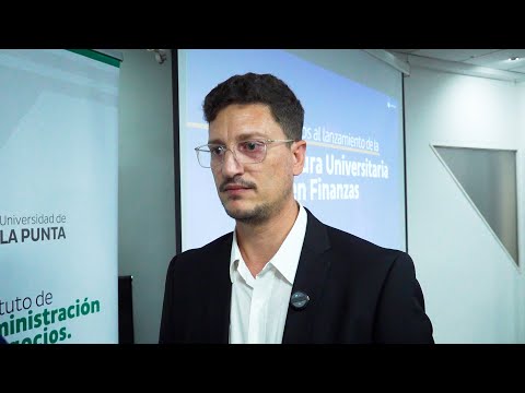 Cristian Sindoni, director del Instituto de Administración y Negocios de la ULP