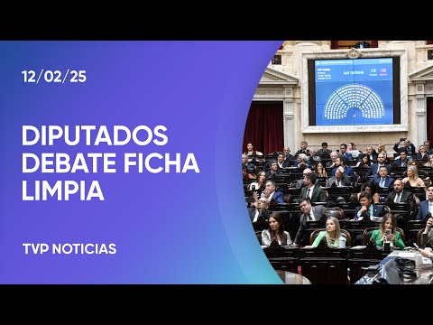 Diputados comenzó la sesión para tratar el proyecto de Ficha Limpia Diputados comenzó la sesión para tratar el proyecto de Ficha Limpia