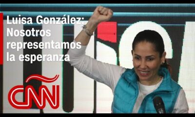 Discurso de Luisa González tras balotaje en las elecciones de Ecuador