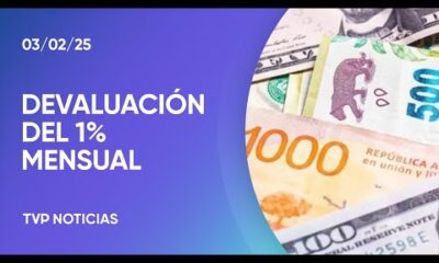 Economía: arrancó la devaluación del 1% mensual