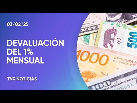 Economía: arrancó la devaluación del 1% mensual Economía: arrancó la devaluación del 1% mensual