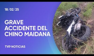 El Chino Maidana chocó con su moto