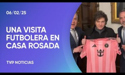 El dueño del Inter Miami visitó a Javier Milei