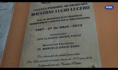 El Gobernador recorrió las obras de refacción de la escuela ‘Maestras Lucio Lucero’