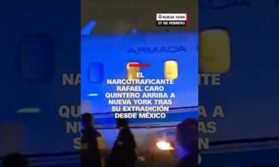 El narcotraficante Rafael Caro Quintero arriba a Nueva York tras su extradición desde México