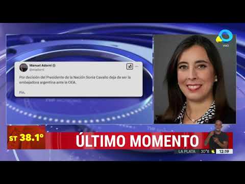 El Presidente echó a Sonia Cavallo, embajadora en la OEA