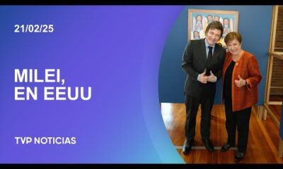 El presidente Milei, en Washington: habla en el BID y se reúne con el titular del Banco Mundial
