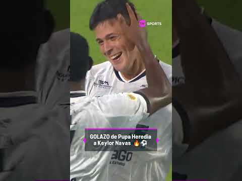 EL PUPA HEREDIA LE CONVIRTIÃ UN GOLAZO A KEYLOR NAVAS â½ð¥
