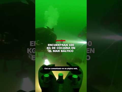 Encuentran 100 kg de cocaína en el mar Báltico