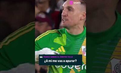 ENORME ATAJADA DE ARMANI y un reclamo a Tello: “Â¿A mi me vas a apurar?”