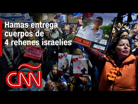 Entregan cuerpos de 4 rehenes israelíes: Resumen de la guerra Israel – Hamas