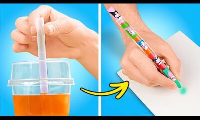 🌈 ¡TRUCOS ESCOLARES ARCOÍRIS QUE DEBES PROBAR! 🎒✨ GENIALES IDEAS DIY PARA ESTUDIANTES