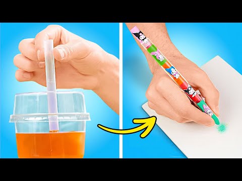 🌈 ¡TRUCOS ESCOLARES ARCOÍRIS QUE DEBES PROBAR! 🎒✨ GENIALES IDEAS DIY PARA ESTUDIANTES