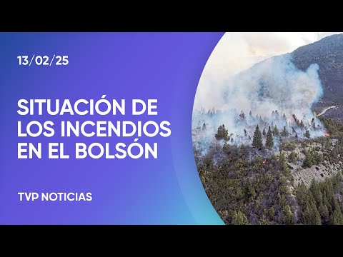 Incendios en El Bolsón: cuatro de los seis focos comienzan a enfriarse