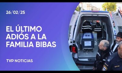 Israel despidió a la familia Bibas: dolor por la madre y sus dos hijos
