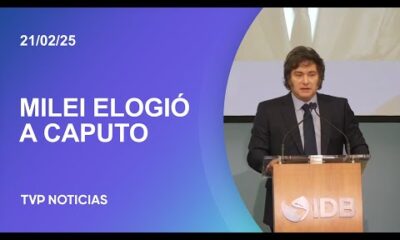 Javier Milei expuso en el BID