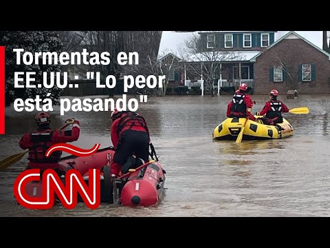 Las fuertes tormentas en EE.UU. podrían repetirse durante el invierno, advierte experto