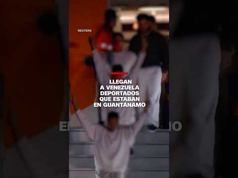 Llegan a Venezuela deportados que estaban en Guantánamo
