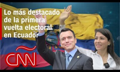 Los momentos más destacados de la primera vuelta de las elecciones de Ecuador