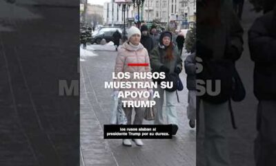 Los rusos muestran su apoyo a Trump