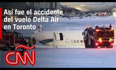 Los videos del accidente del avión Delta Air en Toronto: impacto, causas y pasajeros rescatados