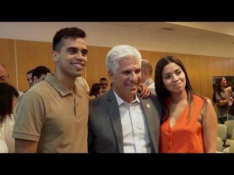 Macarena Benítez y Marcelo Sanchez Intendentes de Cortaderas y Los Molloes