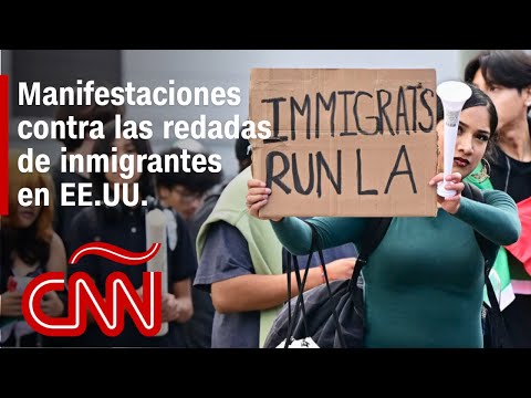 Manifestaciones en varias partes de EE.UU. en contra de las deportaciones masivas de Trump