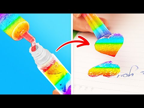 ¡MANUALIDADES ARCOÍRIS PARA REGRESAR A CLASES QUE NECESITAS 🤩🌈