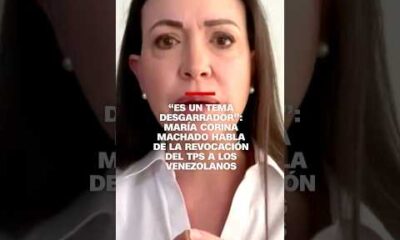 María Corina Machado habla sobre la revocación de la extensión del TPS