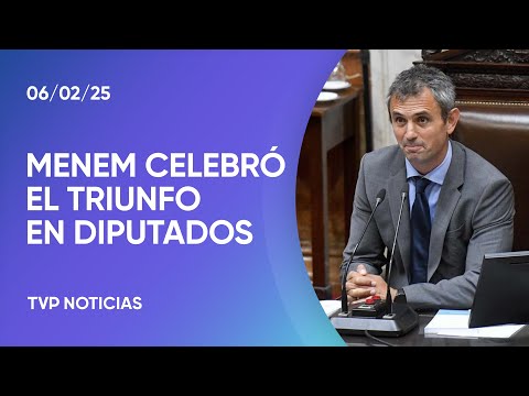 Martín Menem habló tras la media sanción a la suspensión de las PASO Martín Menem habló tras la media sanción a la suspensión de las PASO