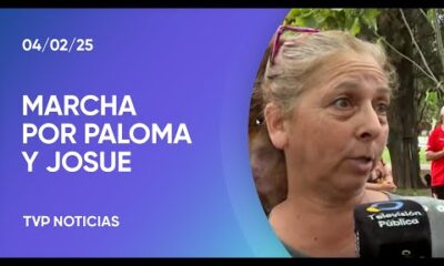Masiva marcha por Paloma y Josué en Florencio Varela