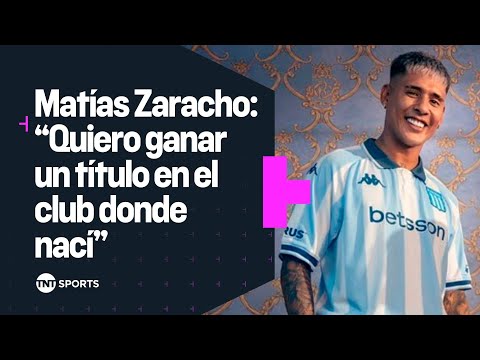 MatÃ­as ZARACHO, a UN DÃA de la RECOPA que RACING buscarÃ¡ ganar en BRASIL